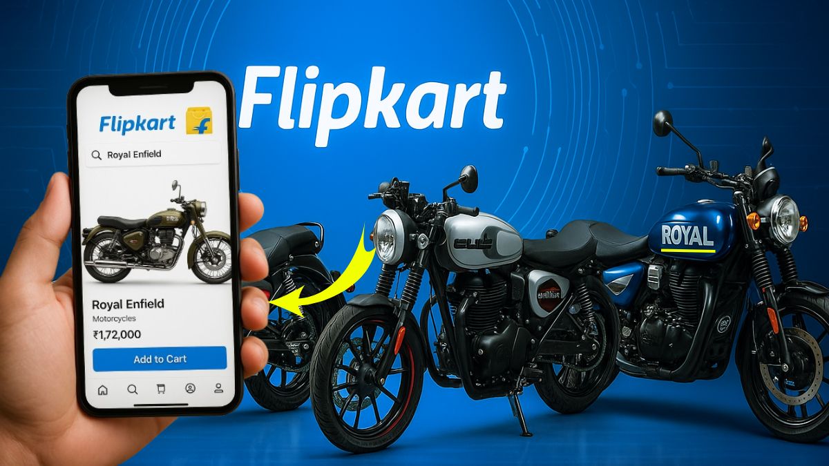 Royal Enfield Flipkart, Royal Enfield online booking, Royal Enfield 350cc bikes, Royal Enfield Bullet Flipkart, Classic 350 online purchase, Hunter 350 Flipkart booking, Meteor 350 online booking, Royal Enfield bikes 2025, Royal Enfield latest news, Royal Enfield online shopping, रॉयल एनफील्ड फ्लिपकार्ट,